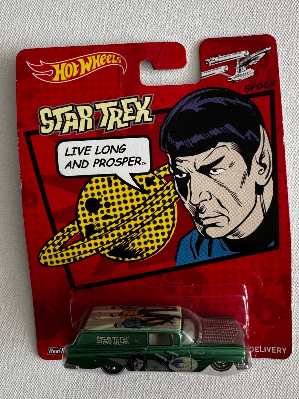 Hot Wheels Star Trek Spock ‘59 Chevy Delivery Vehicle